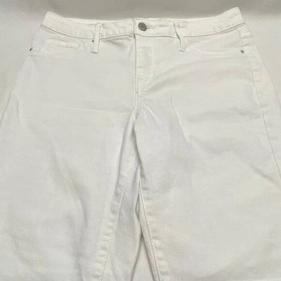 Mossimo Crop Jegging Women's 6/28R White Ultra Stretch High Rise Denim Jeggings - Picture 11 of 11